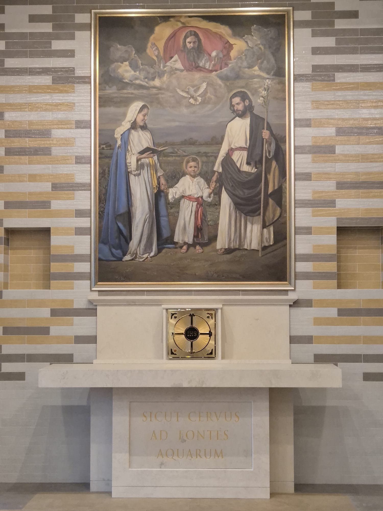 Ignacio i Maria Isabel Valdés de Elizalde przy obrazie