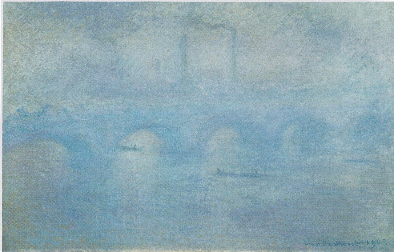 Claude Monet, ,,Waterloo Bridge. Effect of fog"
