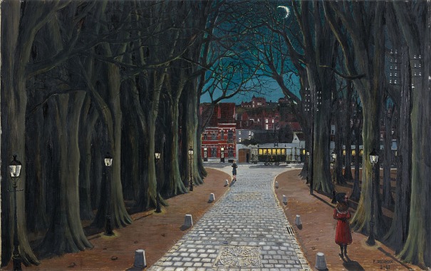 Paul Delvaux Night in the city